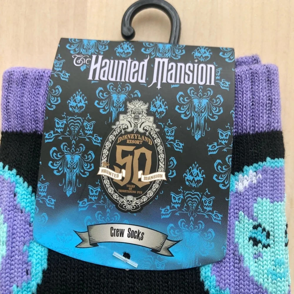 Disneyland Resort 50th The Haunted Mansion Madame Leota Crew Socks